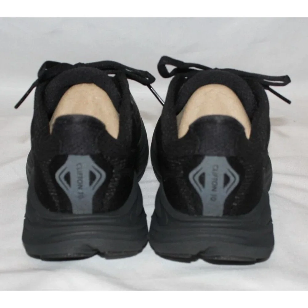 HOKA Y‎ Clifton 10 Big Kids Youth BBLC BLACK NIB
